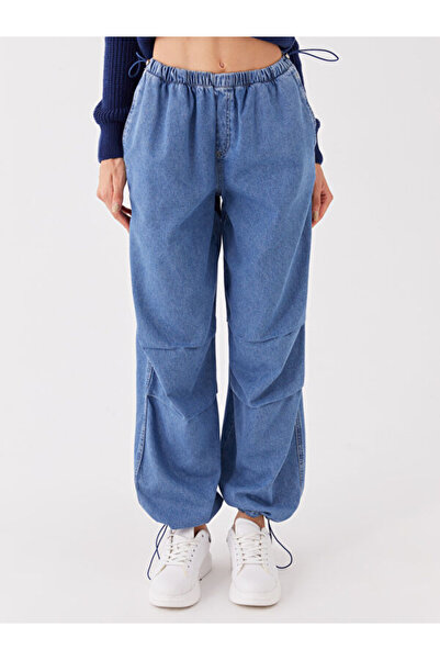 LC Waikiki Elastic Waist Jogger Women's Jean Trousers