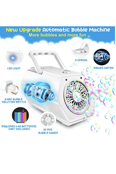 Krista Automatic balloon maker with 20 holes and LED lights, black