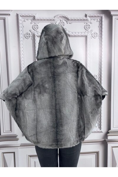 MAXORA SHOP Premium eco-fur jacket with Hooded