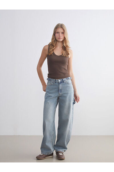 LC Waikiki Baggy Fit Kadın Jean Pantolon