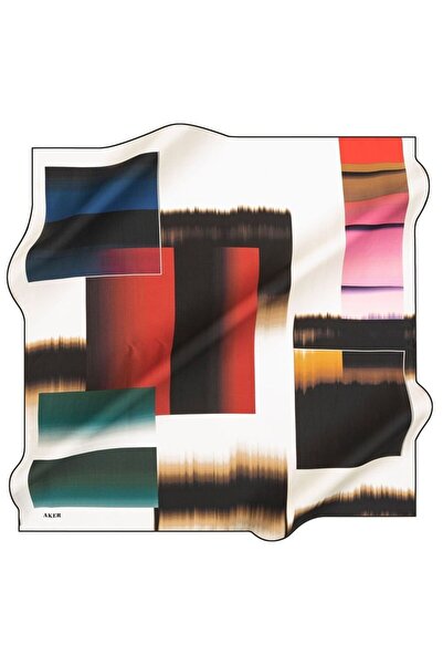 Aker وشاح حرير نوستالجي سيرا 8187-314