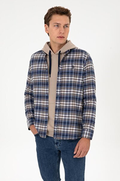 U.S. Polo Assn. Erkek Açık Lacivert Uzun Kollu Gömlek TEKSPOR223648.4