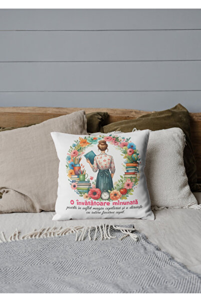 CrisPrint Personalized Pillow Gift for Teacher