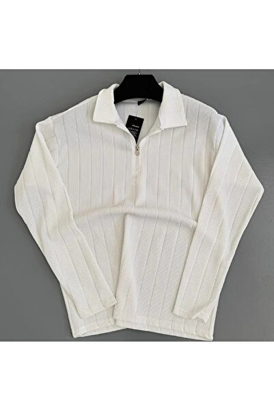 viperkombin Muška pletena odjeća sa polupatentnim zatvaračem, široka, sa izve...