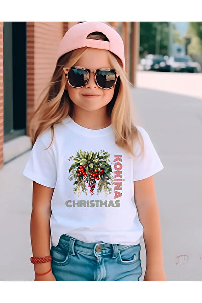 lovver Tricou pentru copii din bumbac 100% cu design Kokina, care aduce noroc...