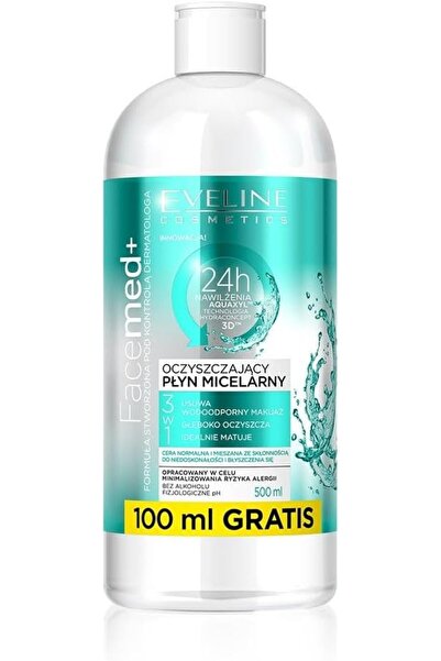 Eveline Cosmetics مزيل مكياج إيفلين فيس ميد+ بحمض الهيالورونيك للبشرة الدهنية...
