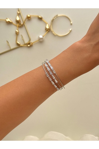 YOUES JEWELRY ÇELİK PRENSES MODEL MİNİMALİST AYARLANABİLİR KELEPÇE