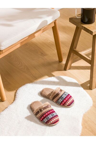 LC Waikiki Lcw Steps Furry Women's House Slippers