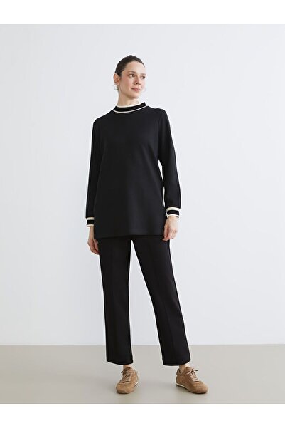 LC Waikiki Lcwaikiki Women's Basic Stand Collar Tunic