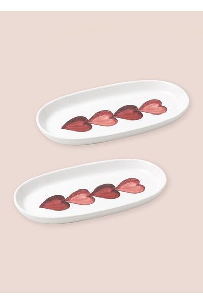The Mia Luv Oval Serving Set 2 Pieces 26 cm