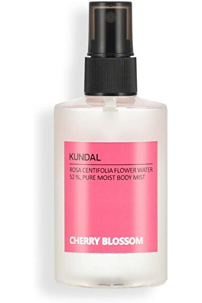 Kundal Pure Moist Cherry Blossom Body Mist, 52% Rosa Centifolia Flower Water, 128 ml (Unisex)