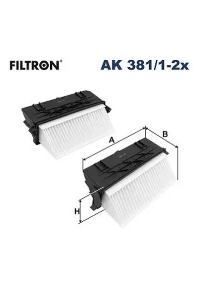 Filtron Ak38112X Air Filter A6420940000 A6420941204 A6420941804