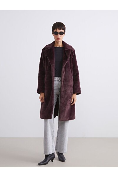 LC Waikiki Lcw Vision Jacket Collar Women's Fur Coat