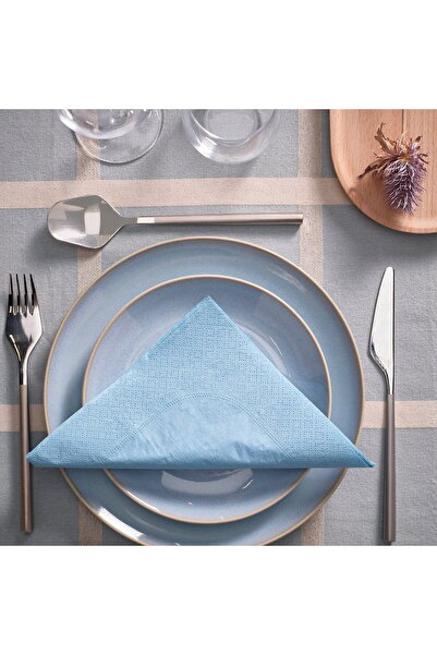 Generic Paper napkin, grey-blue, 40 x 40 cm