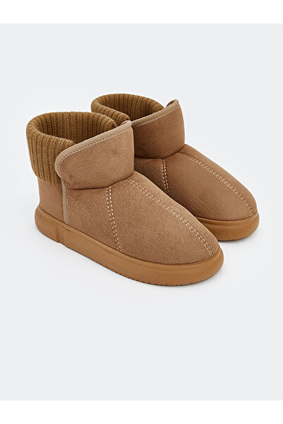 LC Waikiki Özmarka Yeni Sezon Süet Görünümlü Kadın Ev Botu