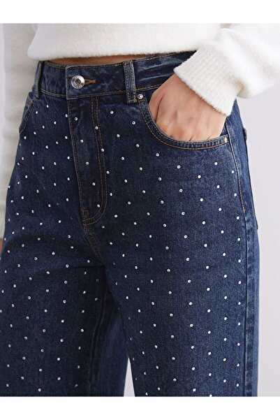 LC Waikiki Xside Wideleg Stone Women's Jean Pants