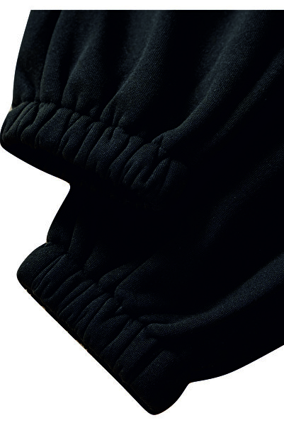 HOFFNUNG Casual Crew Neck Top and Sweatpants Set - Solid Color Vip Full Sweatshirt