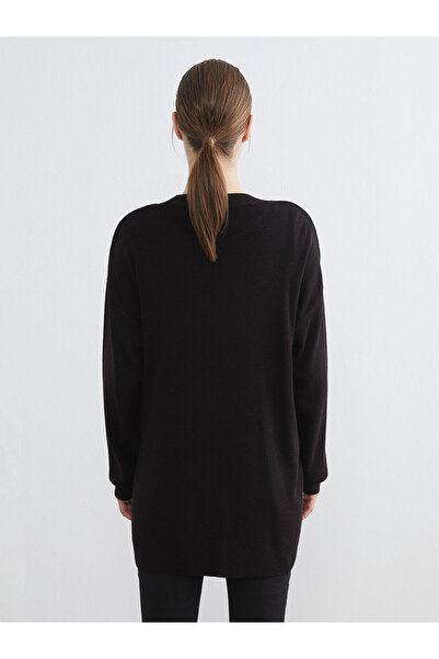 LC Waikiki Crew Neck Tie Detail Women's Knitwear Tunic