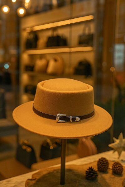 BALIENTE Camel Kaşe Guitar Accessory Detailed Gondola Unisex Hat