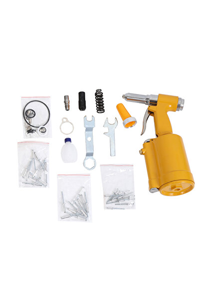 Lawazim Air Hydraulic Riveter - Heavy Duty Pneumatic Rivet Gun for Automotive and Workshop