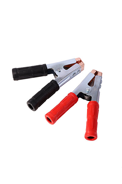 Lawazim Battery Charger Clamps 2 Piece - Heavy Duty Alligator Clips for Vehicle Charging