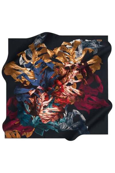 Aker Nostalji̇ Sura Silk Scarf 8142-322