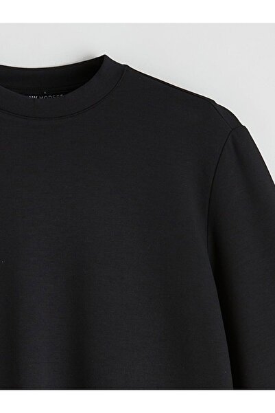 LC Waikiki Lcw Modest Crew Neck Oversize Women's Sweatshirt Tunic