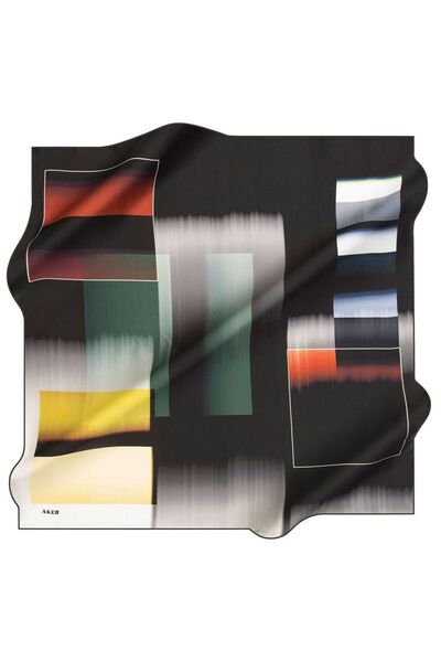 Aker Nostalji̇ Sura Silk Scarf 8187-311