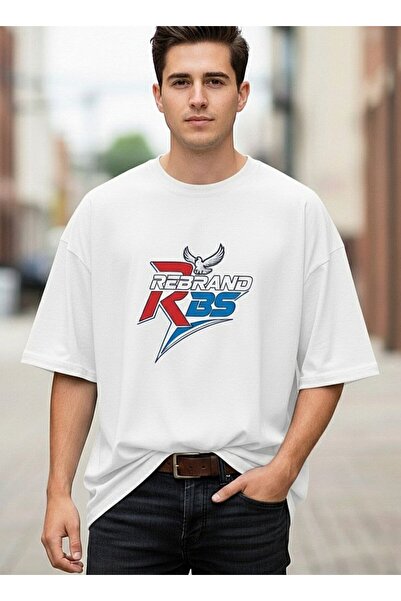 REBRAND Crew Neck Printed T-Shirt Unisex Oversize