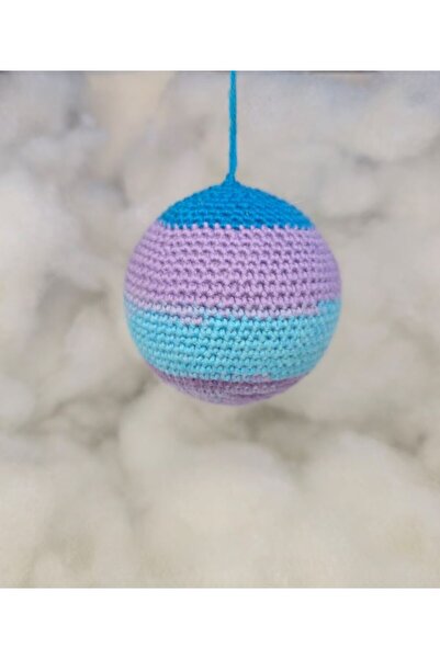 Amma Design Glob croșetat manual pe bază din polistiren, 9x9 cm