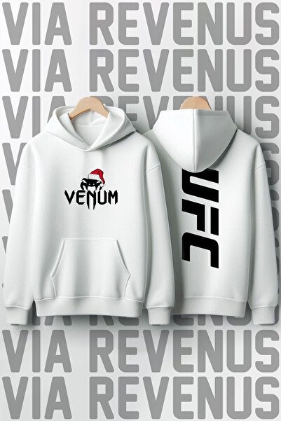 Vordevia Ufc New Year's Eve Printed 100% Cotton Premium Quality Hooded Sweatshirt