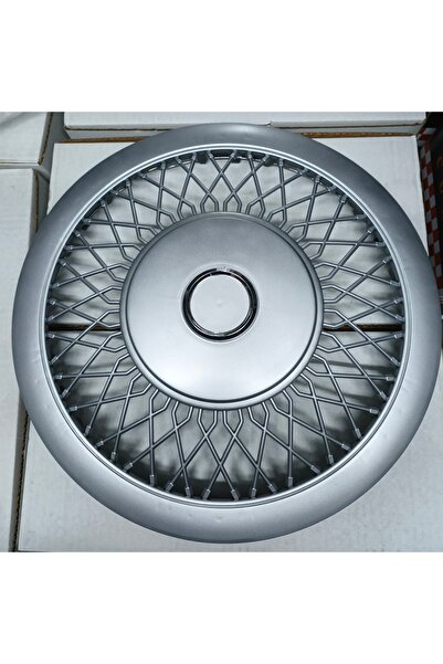 Universal 16"inç Ford Transit Uyumlu Telli Görünümlü Plastik Jant Kapağı 4'lü Takım Amblem Hediyeli