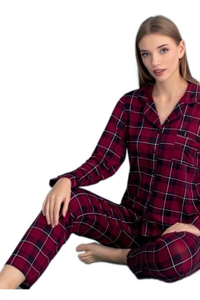 bipamuk Bellay Long Sleeve Women's Pajama Set Comfortable and Soft Texture Comfort S/2Xl