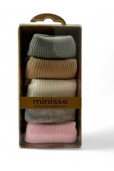 Minisse 5'Lİ ÇORAP SETİ 0-3 AY