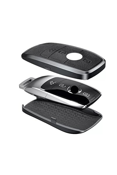OEM Aluminum key case for Mercedes-Benz (A/C/E/S/G/GLS/CLA; W213 W177 W205 W222 X167 AMG)