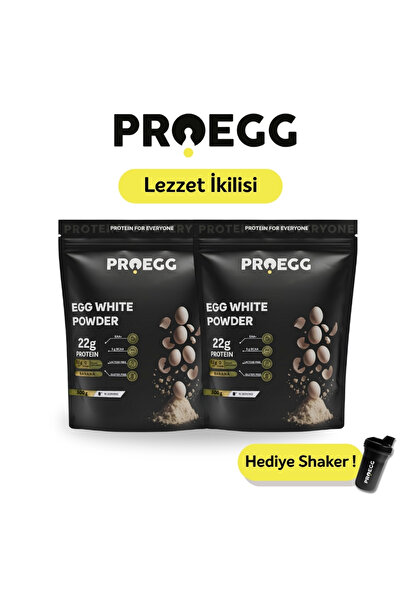 PROEGG Lezzet İkilisi Paketi Yumurta Akı Protein Tozu / 2 Muzlu