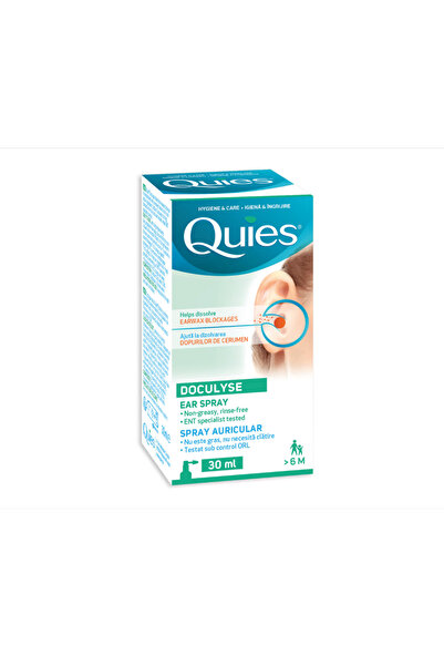 Quies Doculyse Ear Spray, For Removing Earwax Plugs, Quies, 30 ml