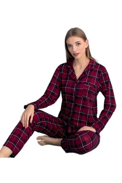 bipamuk Bellay Long Sleeve Women's Pajama Set Comfortable and Soft Texture Comfort S/2Xl