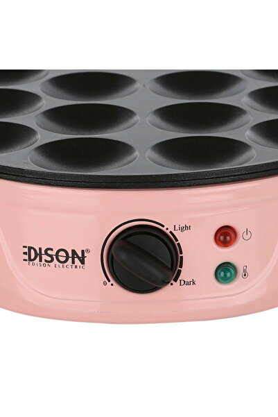 Edison JC-503/PK Popcake Maker, 14 Burners, 750 Watts - Pink
