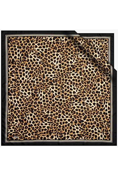 Aker TİVİL İPEK EŞARP NOSTALJİ LEOPAR DESEN 7984-911