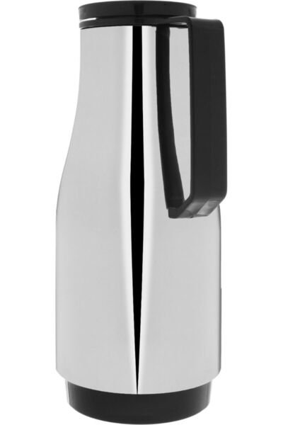 Helios Thermos 1.5L, Glass Inner, Plastic Outer - Silver Brown