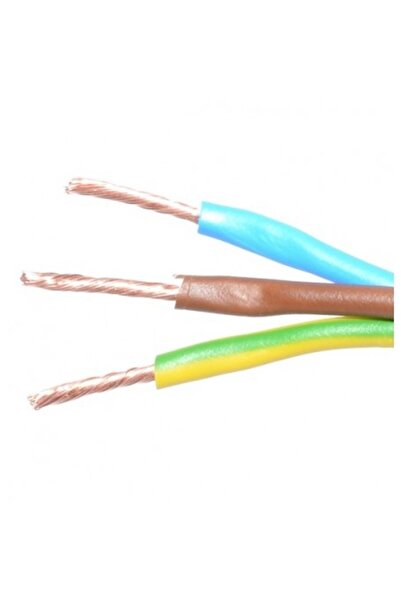 ElectroAZ Cablu electric împletit, MYYM, alb, 3x2.5mm, rolă 100m