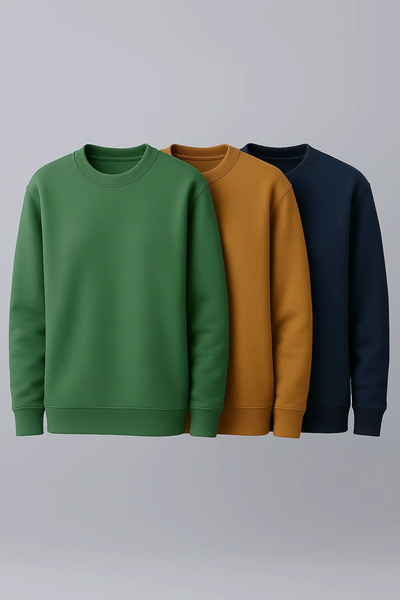 COMBİNE MİCHAİL Women's Premium Casual Winter 3-Piece Sweatshirt