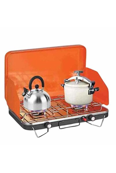 DLC موقد غاز ذو شعلتين للرحلات