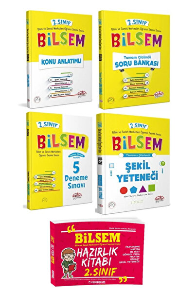 Editör Yayınevi 2. Sınıf Bilsem Konu Anlatımlı+Soru Bankası+Deneme Sınavı+Şek...
