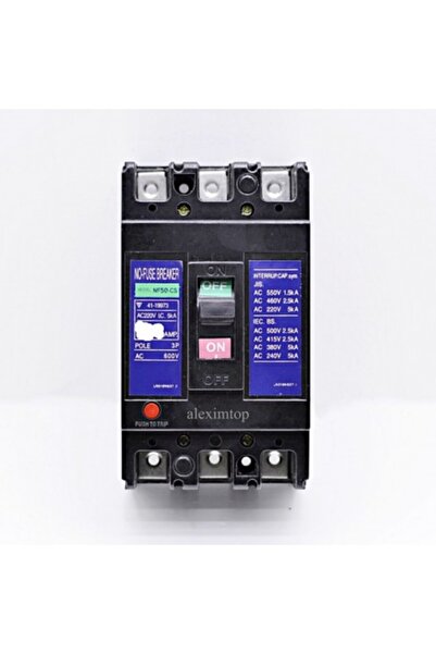 ElectroAZ Întrerupător NF-100A, întrerupător fără siguranță, 220V, 100A, AC-600