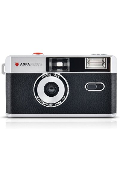 AgfaPhoto aparat foto compact cu film de 35 mm (135), bliț încorporat, negru