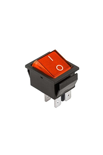 ElectroAZ IRS ON-OFF switch 250V/15A KCD4 Red