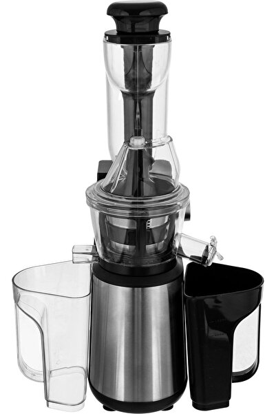 Edison GS518 Slow Juicer, 400 Watt, 1 Liter - Silver Black