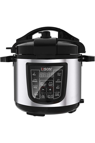 Edison Pro Electric Pressure Pot, Granite Inner Pot, 800 watts, 4 Liters, 10 Cooking Functions, GT40